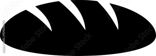 bread loaf icon vector illustration
