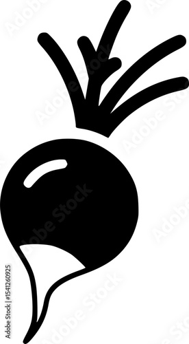 radish icon vector illustration
