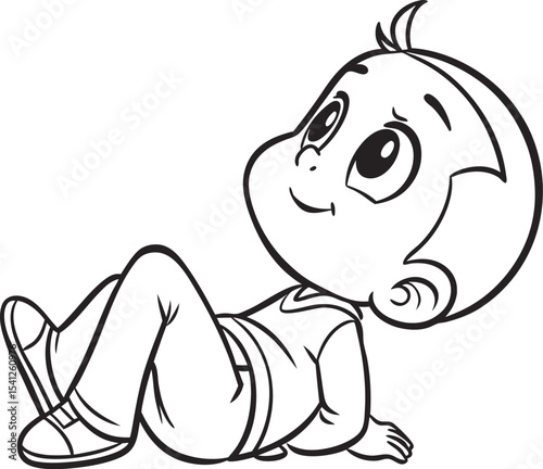 coloring book cartoon character