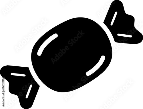 candy wrapper icon vector illustration

