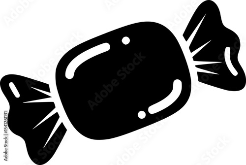 candy wrapper icon vector illustration
