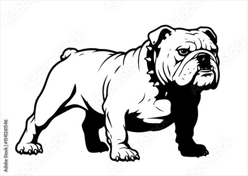 silhouette, vector, dog, bulldog, icon, graphic, isolated, stencil, drawing, illustration, black, design, puppy, sign, pet, cute, symbol, outline, art, tattoo, breed, white, animal, cartoon, logo, 