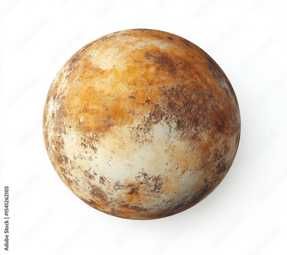Fototapeta premium old rusty metal ball
