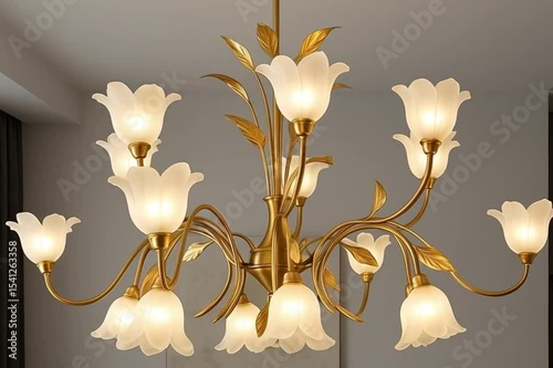 chandelier on a wall