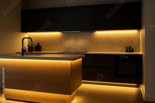 modern kitchen interior