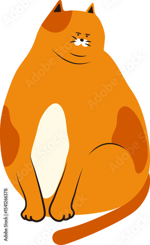 앉아있는 고양이