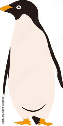 서있는 펭귄