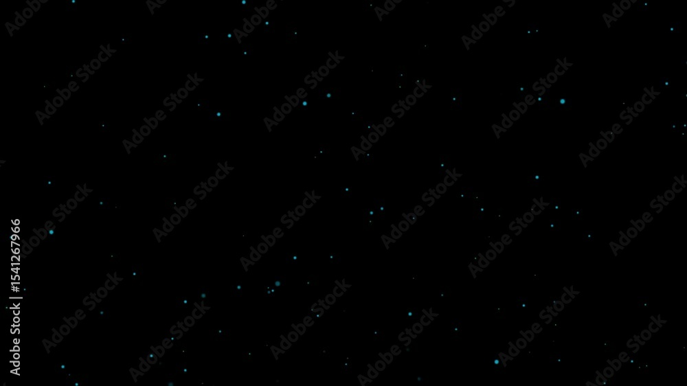 Dust particles in black background. dust particles flowing up on transparent background with alpha channel. flying dust particles for video overlay background,