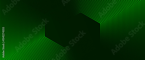 Pattern background gradient hexagonal line-Abstract growing line pattern for cover, packaging, branding, card, banner, poster-Creative vector seamless pattern with green color