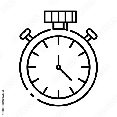 This Stopwatch icon is suitable for World Cup, Football Sport, etc