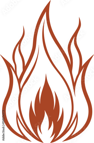 fire flames vector