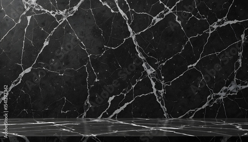 Background featuring black marble, including black Portoro marble wallpaper and countertops, black marble flooring and wall tiles, black travertino marble texture, and natural granite ... See More