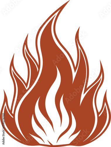 fire flames vector