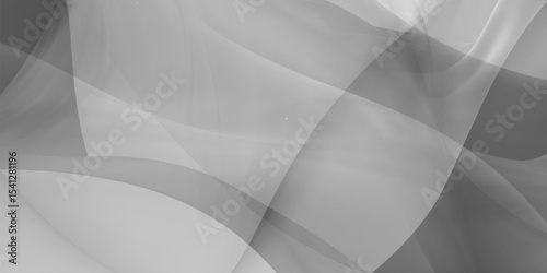 Beautiful wavy lines on color and white wallpaper with paper texture, abstract and chaotic gray and light grey layered shapes and patterns high resolution full frame background, light silver elegant.