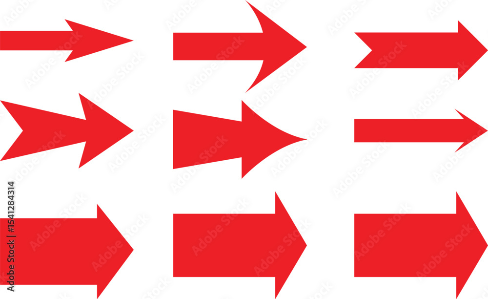 set of arrows