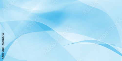 Abstract light blue background with white wavy lines and soft focus hintergrund, wallpaper blurred light blurry blue outdoor background, Vector abstract graphic design banner pattern presentation.