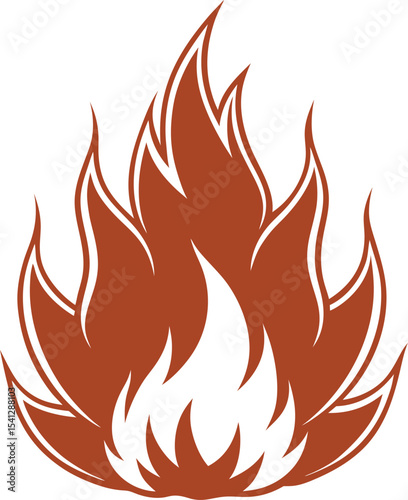 fire flames vector