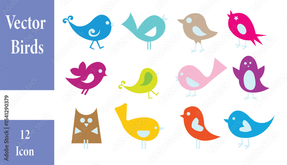 Fototapeta premium Bird Vector Art, Bird Vector IIlustration