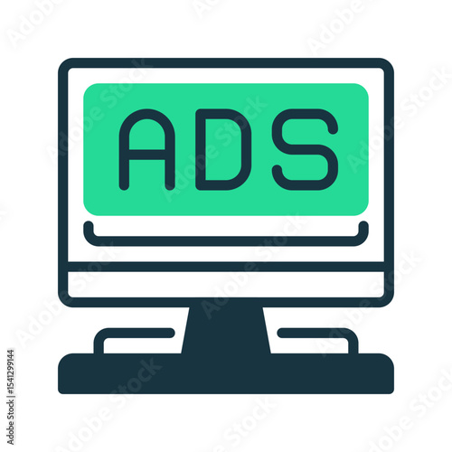 Banner Ads line icon. linear style sign for mobile concept and web design. Outline vector icon. Symbol, logo illustration. Vector graphic