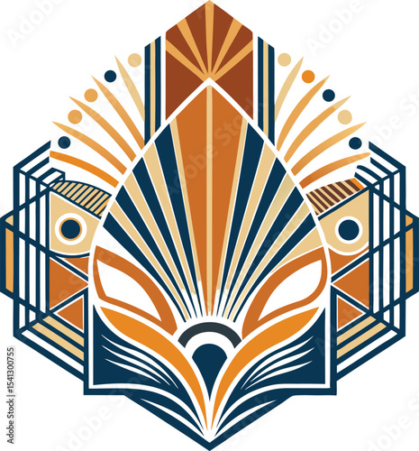 Art deco pattern