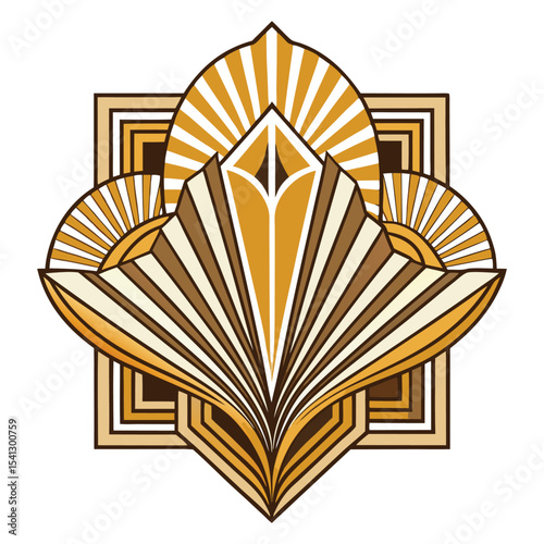 Art deco pattern