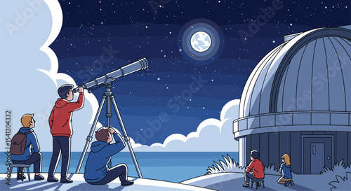 Exploring the Cosmos Under the Starry Veil An Adventure to Celestial Observation