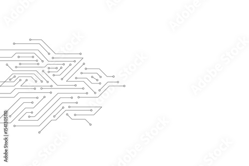 Abstract digital background with technology circuit board texture. Electronic motherboard illustration. Communication and engineering concept. Vector illustration