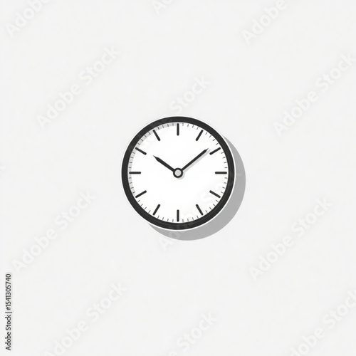 Analog clock time illustration showing ten past ten for time management and schedule planning concept 100