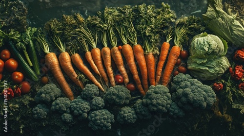 Fresh produce display