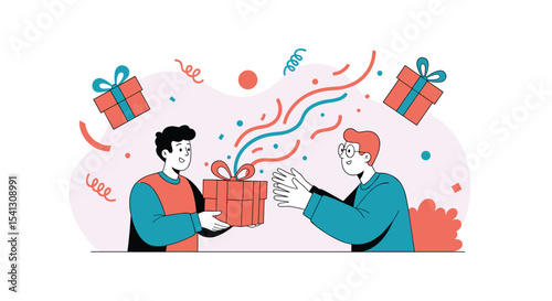 Giving a Gift to Someone Makes You Happy and Gives Pleasure to Receiver