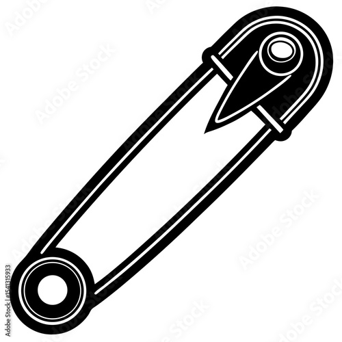 Safety pin vector