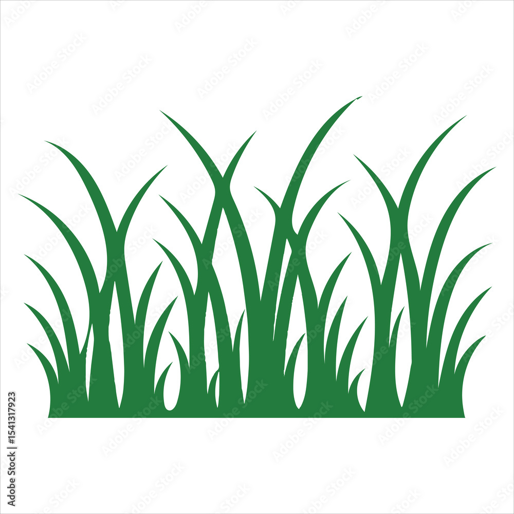 Fototapeta premium Grass Line Drawing for Sublimation Use