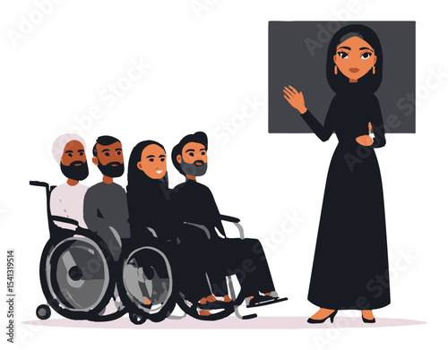 Empowering Diverse Group in Wheelchairs Engaging in Educational Setting