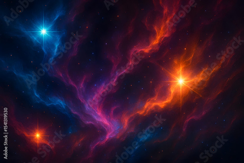 abstract space background with space