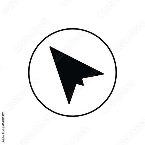 Send message icon. Paper plane symbol. Vector illustration isolated. EPS 10 . 