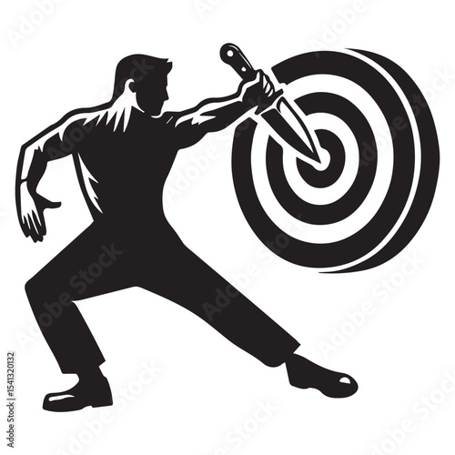 Playful Circus Man Clipart for Scrapbooking

