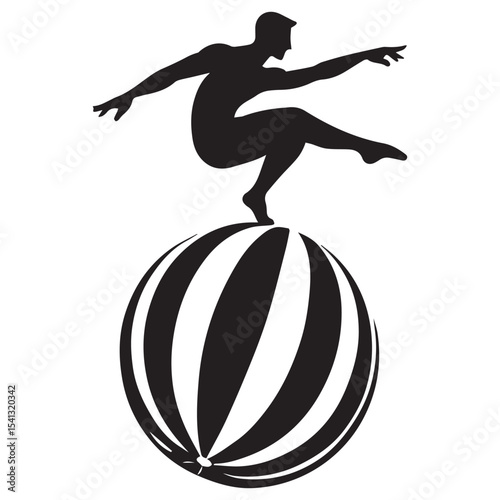 Circus Themed Man Clipart for Design Use

