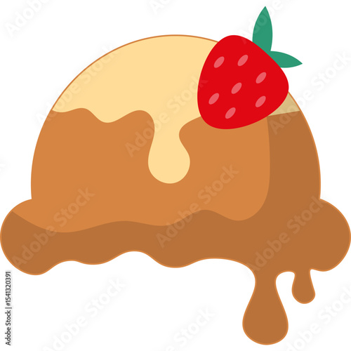Ice Cream Scoop Illustration