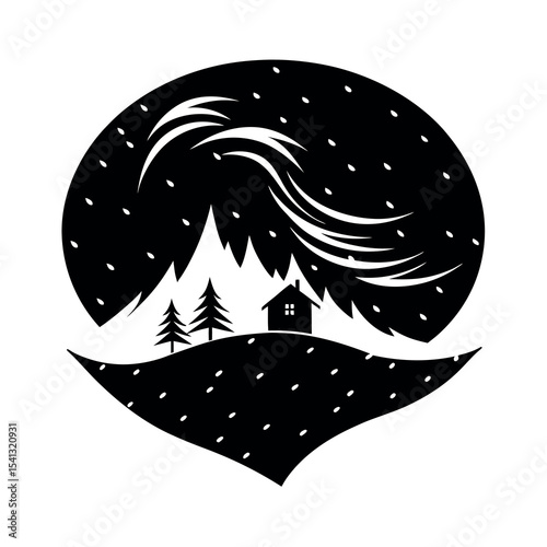 christmas blizzard graphic