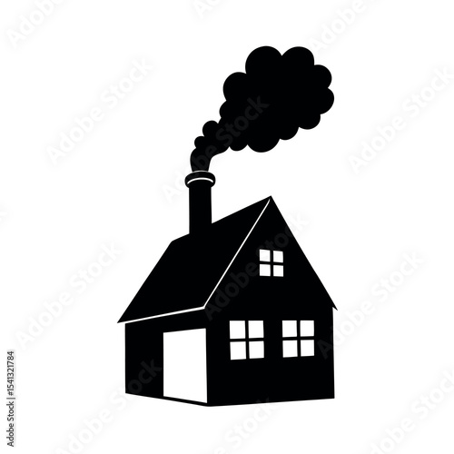 christmas chimney smoke art