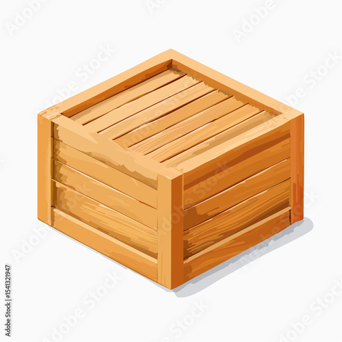 Wooden Crate Packaging Rustic Design, Sturdy Construction, Versatile Storage