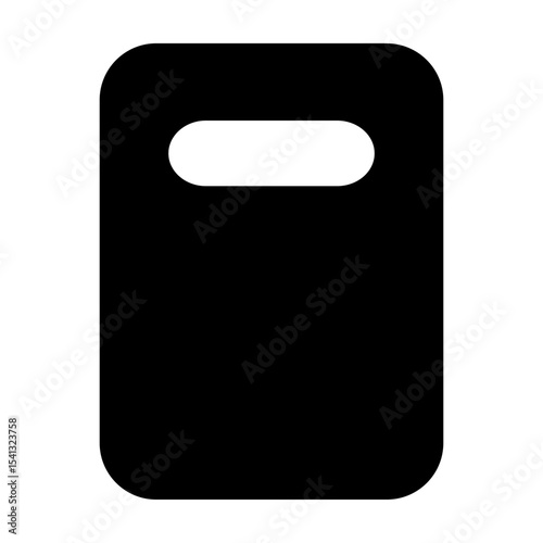 Clean and modern solid vector icon of a board, representing business themes. Perfect for mobile apps, infographics, UI/UX designs. This scalable SVG is ideal for digital or print projects.