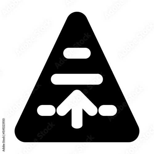 Clean and modern solid vector icon of a career, representing business themes. Perfect for mobile apps, infographics, UI/UX designs. This scalable SVG is ideal for digital or print projects.