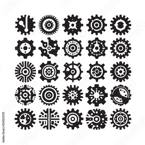 Speedometer Icons Set | Vector Collection of Speed Gauges in Various Styles and Readings

