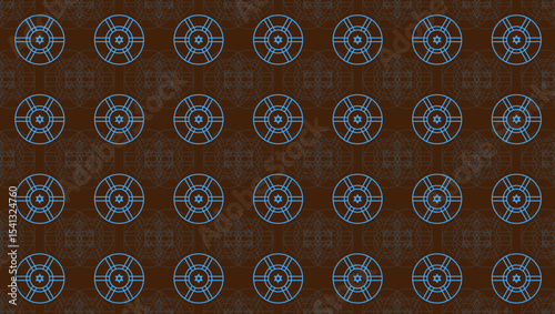 Floral abstract seamless patterns. Vector design for different surfases. 