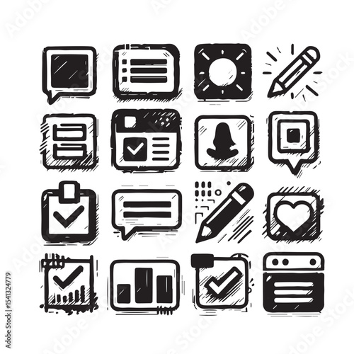 Business Start-Up Icons Set – Vector Icons for Website, Mobile App & UI Design