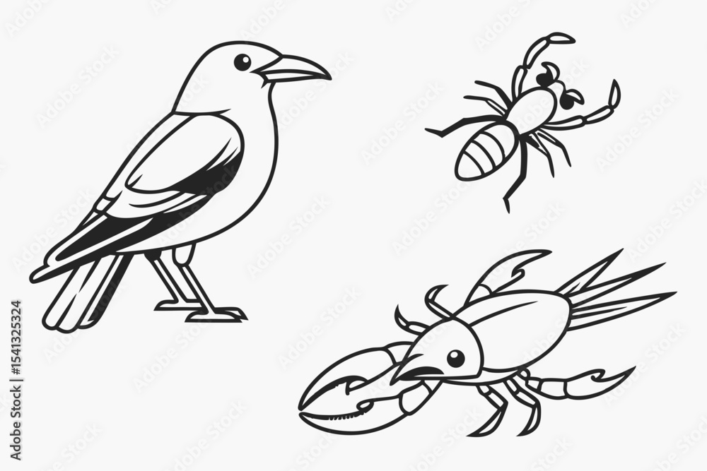 Obraz premium bird on branch