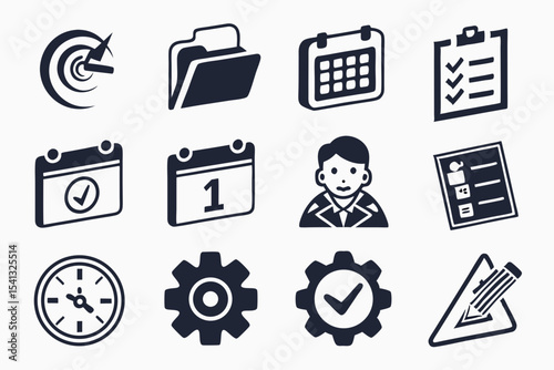 business and finance icons