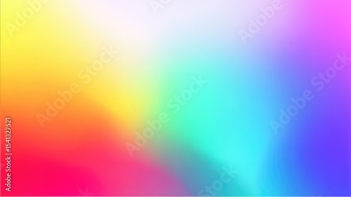 Rainbow light leak Colorful gradient background