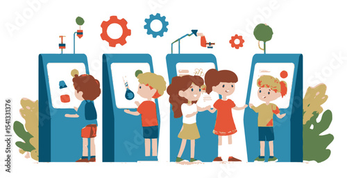 Engaging Children Learning Science Through Interactive Displays and Activities